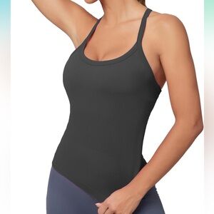 Women's Charcoal Tank Top
